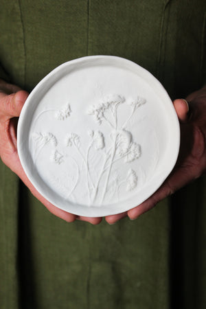 Herbarium: Botanicals in Porcelain White: Seven