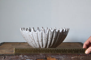 Serving Bowl in Crenellated Edge: Two