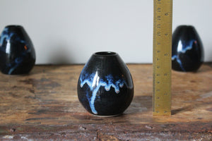 Bud Vase in Indigo: Fourteen