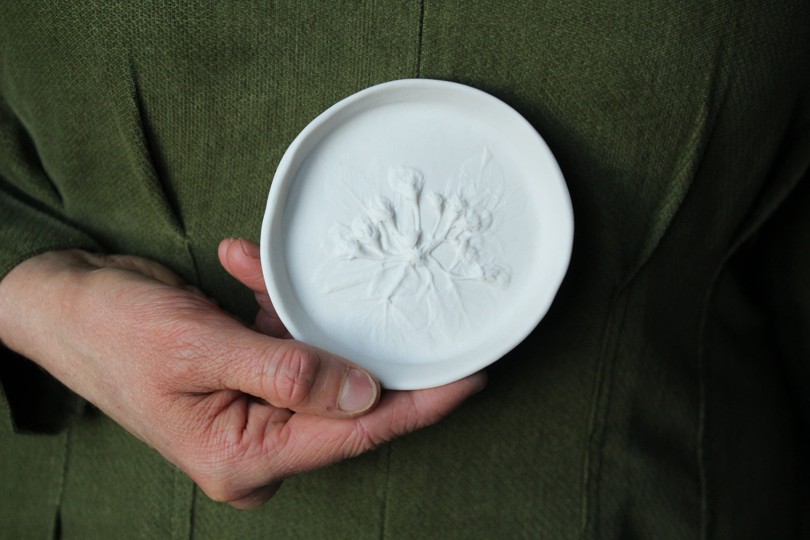 Herbarium: Botanicals in Porcelain White: Seventeen