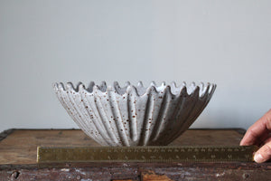 Serving Bowl in Crenellated Edge: One