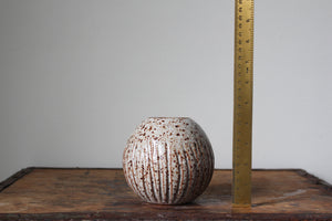 Carved Orb Vase