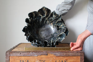 Anthos Bowl in Metallic Black