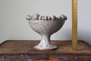String of Pearls Pedestal Dish