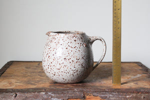 Medium Jug in Speckled White