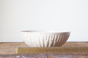 Ribbed Serving Bowl in Lustre