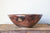 Slightly Flawed Raku Bowl in Shimmering Copper Reds and Rose Gold: Five