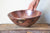Slightly Flawed Raku Bowl in Shimmering Copper Reds and Rose Gold: Five