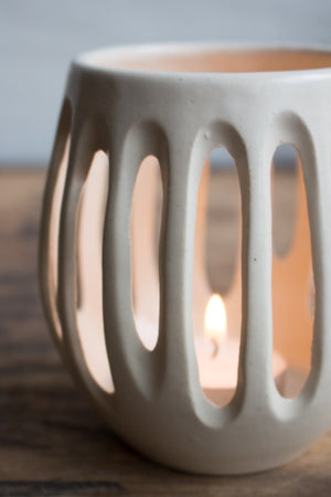 Luminaire in Warm White: Candle Holder