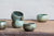 Raku-Fired Barrel Bowl: Small Handmade Pottery