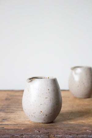 Small Hand Jug in Rustic White