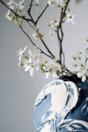 Orb Vase in Blue: Four