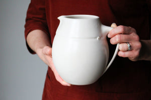 Elegant Jug in Warm White