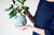 Orb Vase in Blue: Four