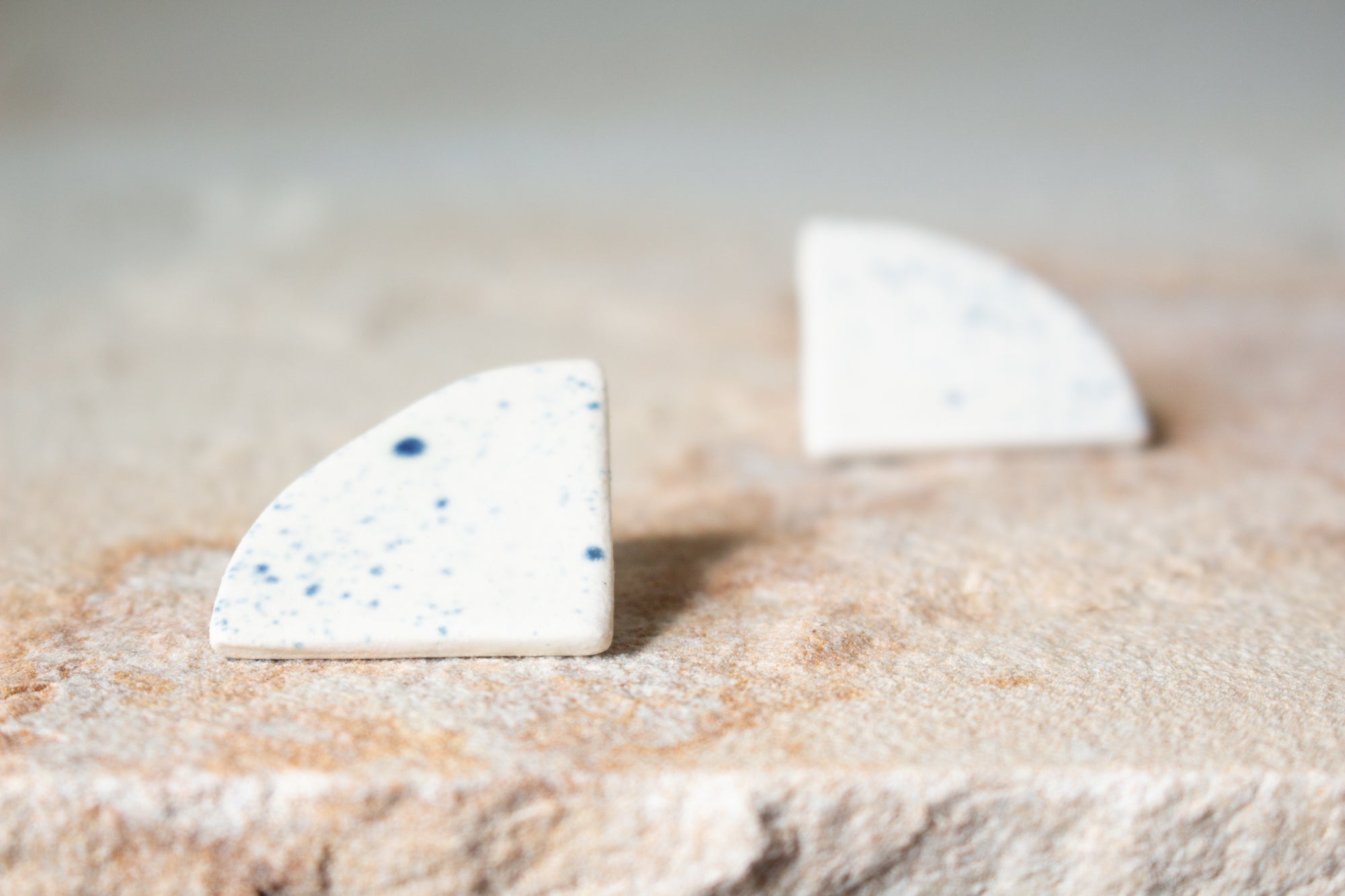 Handmade Ceramic Earrings: Ninety One