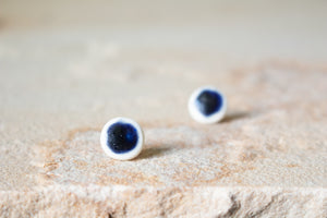 Handmade Ceramic Earrings: One Hundred and Ten