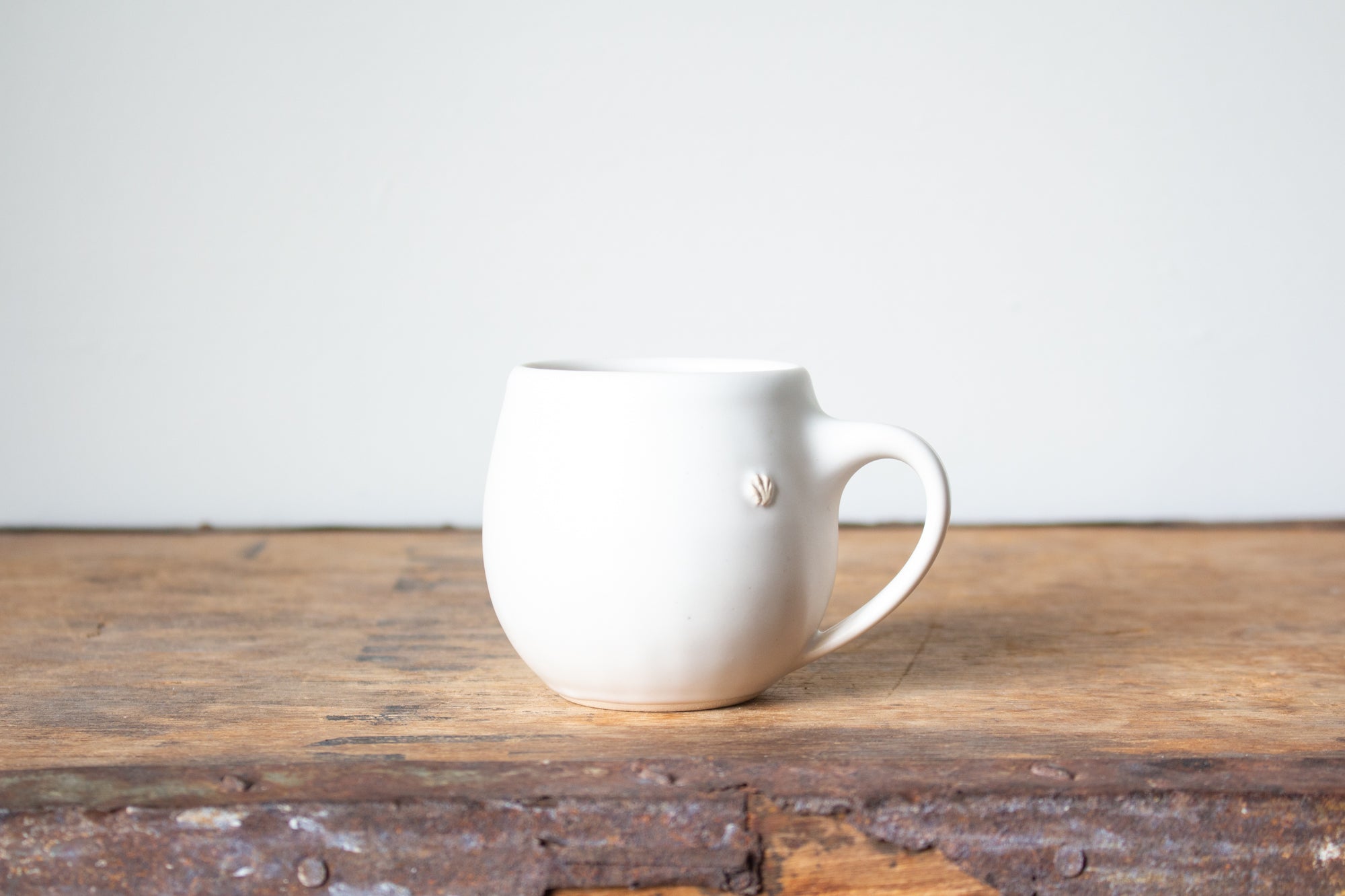 Smaller, Tea-sized Cream/White Mug: Fifteen