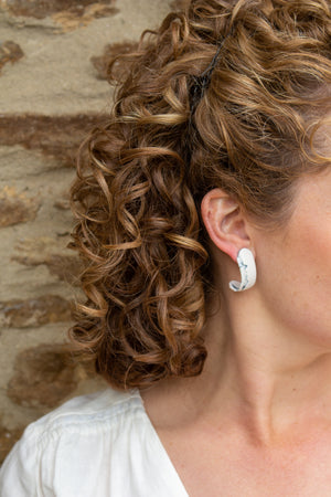 Handmade Ceramic Earrings: One Hundred and Seventeen
