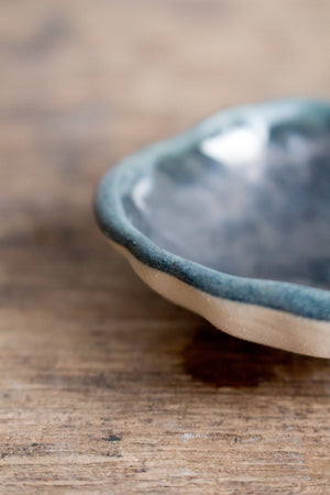Black Salt or Pepper Pot with Wooden Spoon