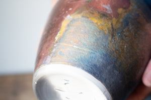 Flawed Raku Vase: Thirty Six