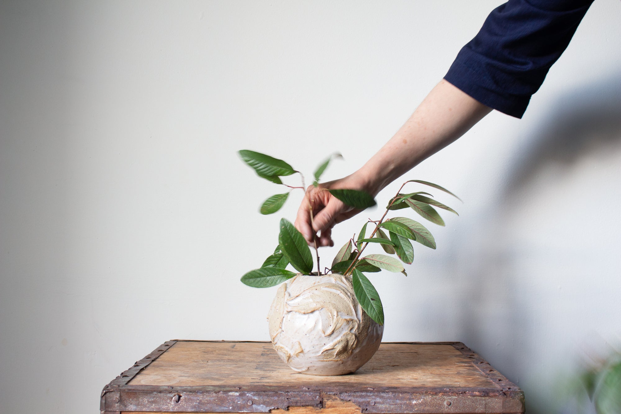 Orb Vase in White