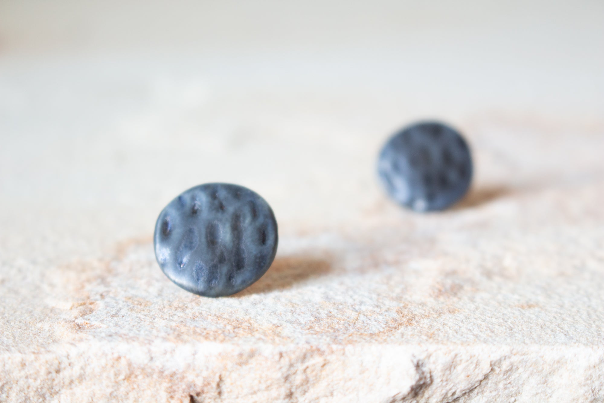 Handmade Ceramic Earrings: Ninety