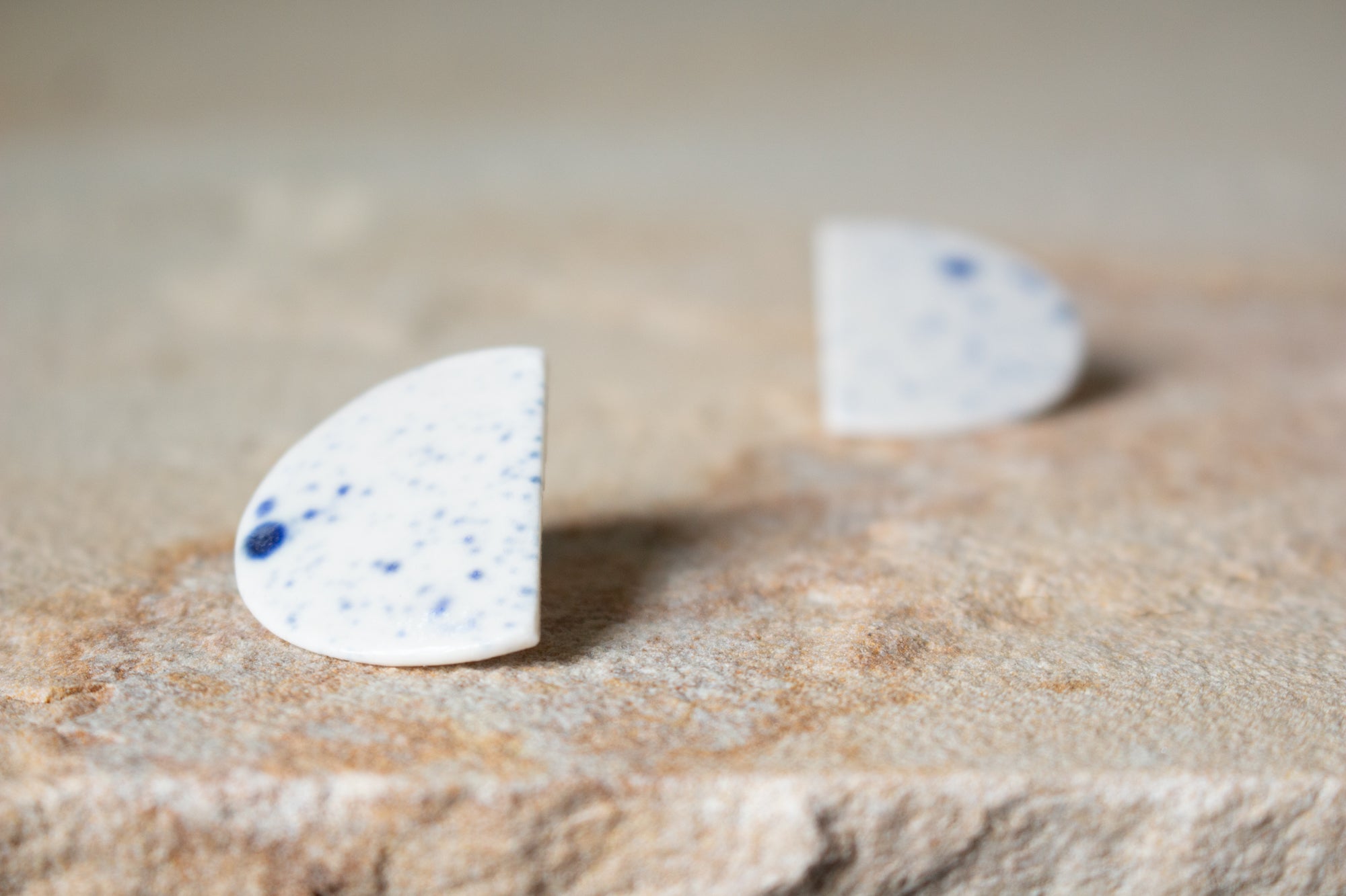 Handmade Ceramic Earrings: Thirty Three