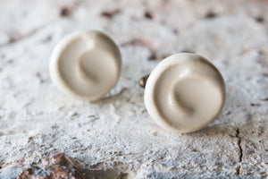 Handmade Ceramic Cufflinks: Eleven