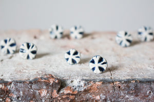 Handmade Ceramic Earrings: One