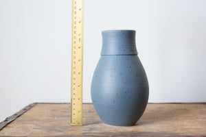 Daffodil or Tulip Vase in Matte Blue