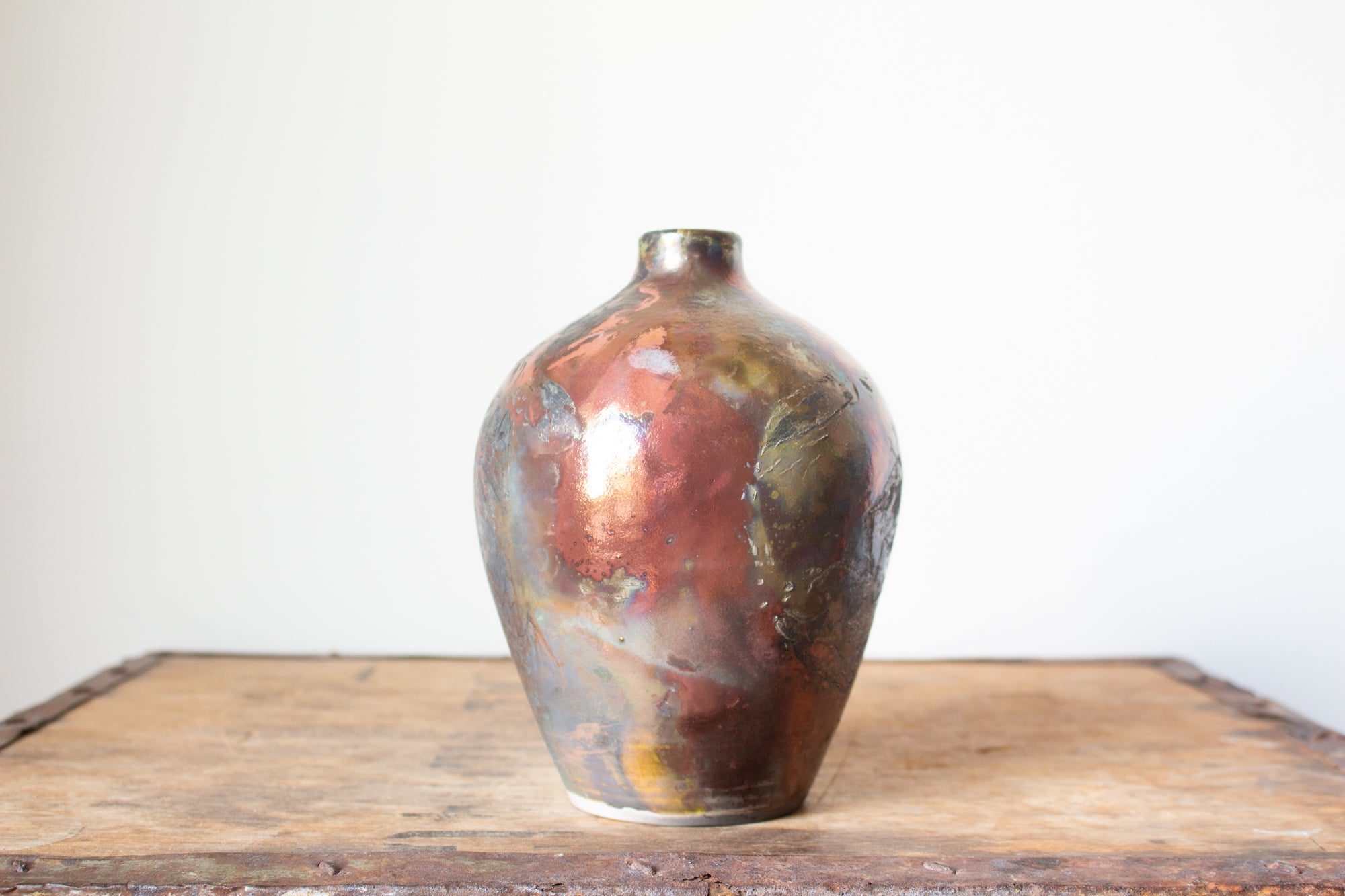 Flawed Raku Vase: Thirty Six