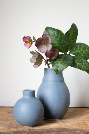 Matte Blue Vase