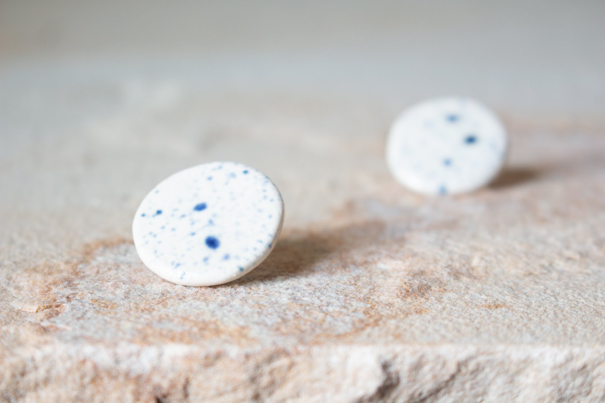 Handmade Ceramic Earrings: Ninety Two