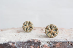 Handmade Ceramic Cufflinks: Eight