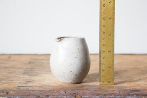 Small Hand Jug in Rustic White